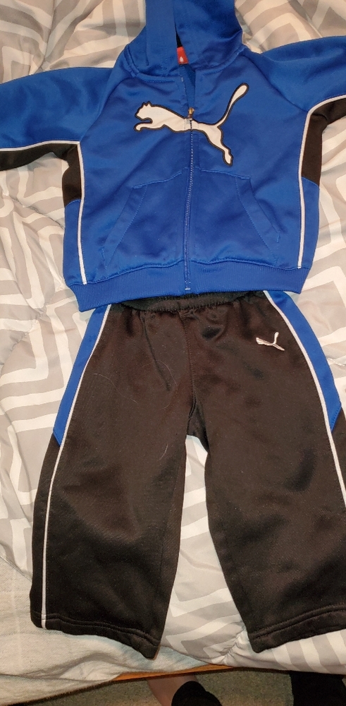12 month baby boy puma outfit